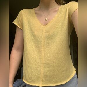 NORDSTROM RACK yellow knit tank